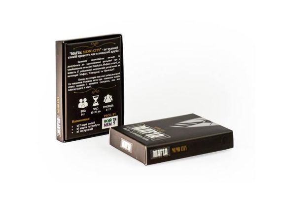 Настольная игра Mafia. Memo City (Мафия. МемоСіті) | Зображення 1