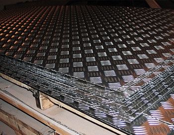 Аркуш алюмінієвий рифлений 4х1500х4000мм АД0 (1050) Квінтет
