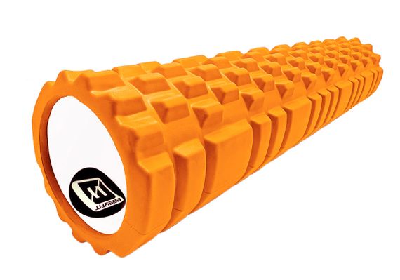 Масажний ролер EasyFit Grid Roller 60 см v.3.1 помаранчевий (EF-2037-OR)