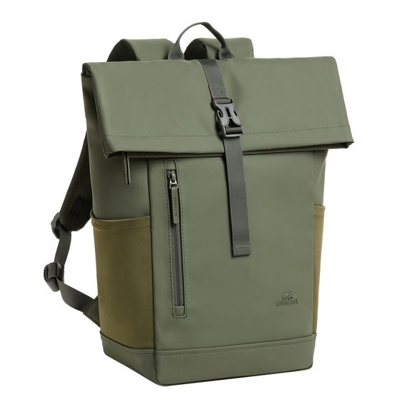 Рюкзак городской Rivacase 7826 Olive Green 17 л оливковый с зеленым