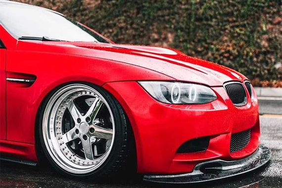 Накладка на передній бампер Lip GT4-Style (для M3, Карбон) для BMW 3 серія E-90/91/92/93 2005-2011 рр | Зображення 3