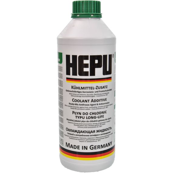 Охолоджуюча рідина HEPU P900 RM11 GRN готова зелена 1.5л