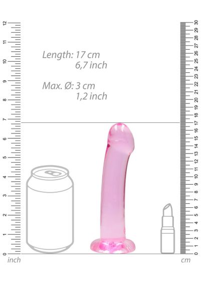 Фалоімітатор Non Realistic Dildo with Suction Cup - 6,7/ 17 cm Sex Aura | Зображення 4