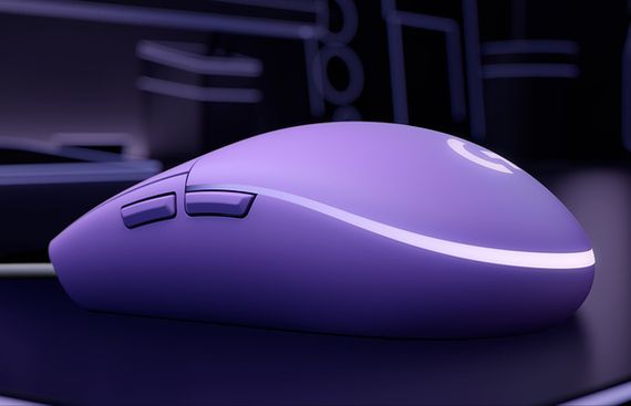 Миша Logitech G102 Lightsync - Lilac - EER | Зображення 2