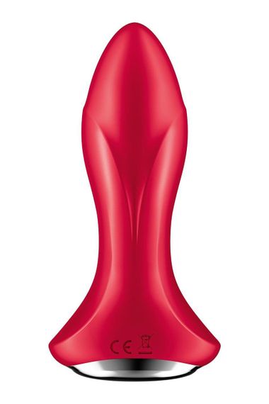 Анальна смарт-вібропробка із перлинним масажем Satisfyer Rotator Plug 1+ Red Sex Aura | Зображення 6