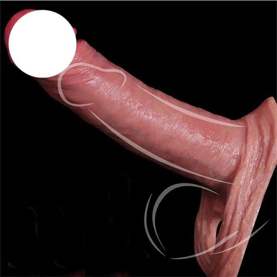 Насадка для увеличения на пенис и мошонку 19 см