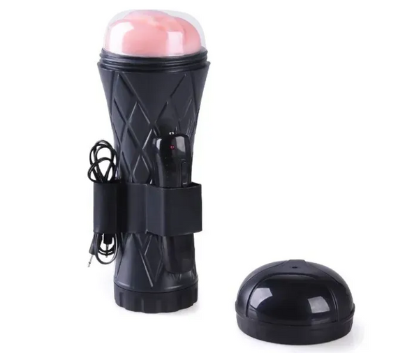 Вагина - мастурбатор с вибрацией Boss Series: Vibrating Vagina cyber skin - Latarka, BS6000025 sexstyle | Зображення 7