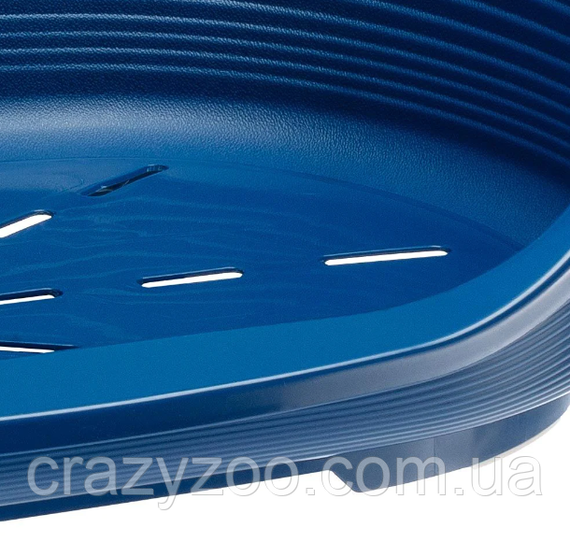 Пластиковий лежак для собак та котів Ferplast Siesta Deluxe 8 синій 82х59.5х25 см 70208914 | Зображення 4