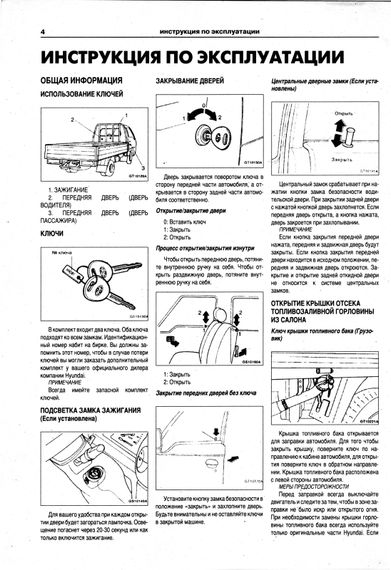 Hyundai Porter H 100 / H 150/ Grace. Посібник з ремонту й експлуатації. Книга | Зображення 2