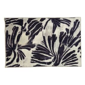 Килимок універсальний для підлоги Плюш Квітка 60*120см бежевий Дариана