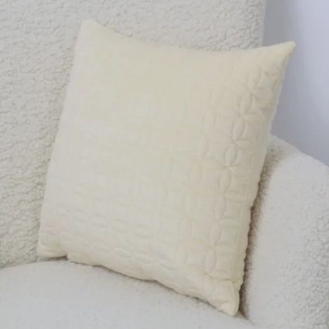 Наволочка декоративная с замком ТЕП VELOUR Мозаика 2-05175_36291 45х45 см бежевая | Зображення 3