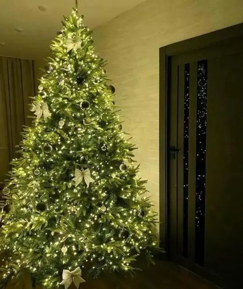 Гірлянда нитка на котушці, від мережі, 50м, 240LED, теплий білий/ Світлодіодна LED гірлянда на ялинку | Зображення 4