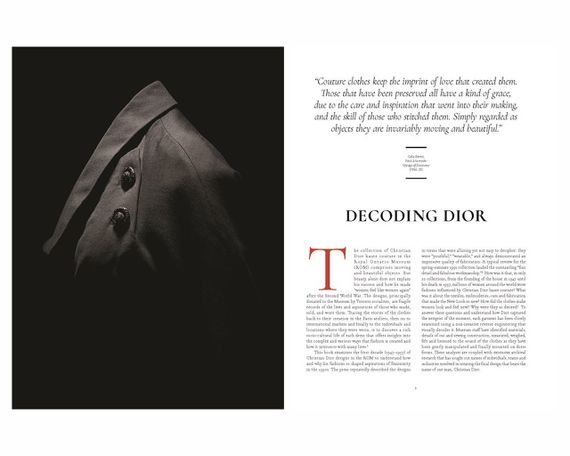 Книга з історії моди про модний дім Діор з ілюстраціями Christian Dior: History and Modernity, 1947 - 1957 | Зображення 3