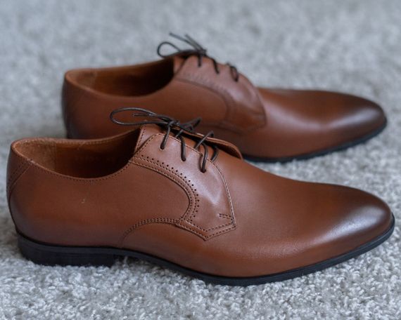 Оригінальні світло-коричневі туфлі 41 розмір | Зображення 1