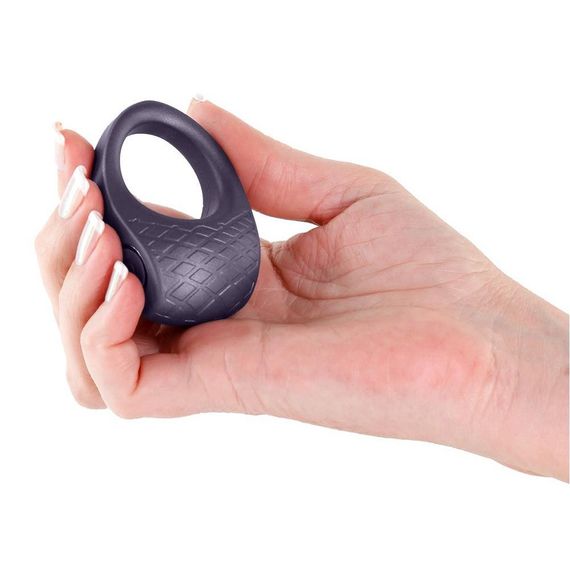 Эрекционное виброкольцо NS Novelties Seduction Levi, серое sexstyle | Зображення 1