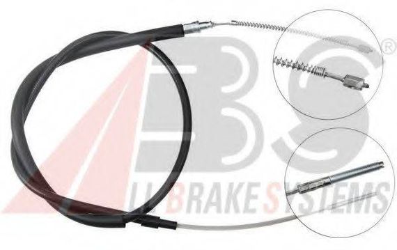 Трос ручного гальма VW GOLF,SEAT TOLEDO (вир-во ABS) A.B.S. K11416 на VW GOLF Mk II (19E, 1G1)