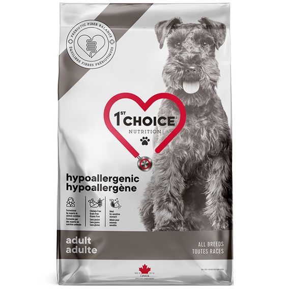 Сухий корм із качкою для собак 1st Choice Adult Hypoallergenic, 4.5 кг
