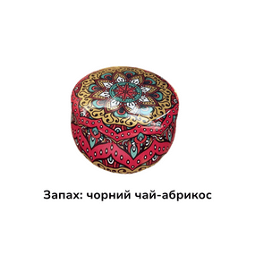 Аромасвічка з соєвого воску в металевій банці Чорний чай-абрикос 60г Без бренду 58589-3