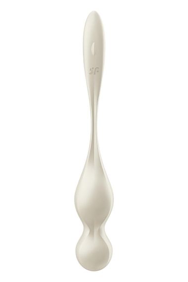 Смарт-кульки Кегеля Satisfyer Love Birds 1 з вібрацією, білі Sex Aura | Зображення 1