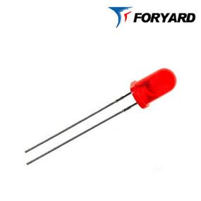 Світлодіод червоний 5 мм. FYL5013 LRD 260mсd (650nm) круглий, матовий, 60 ° FORYARD