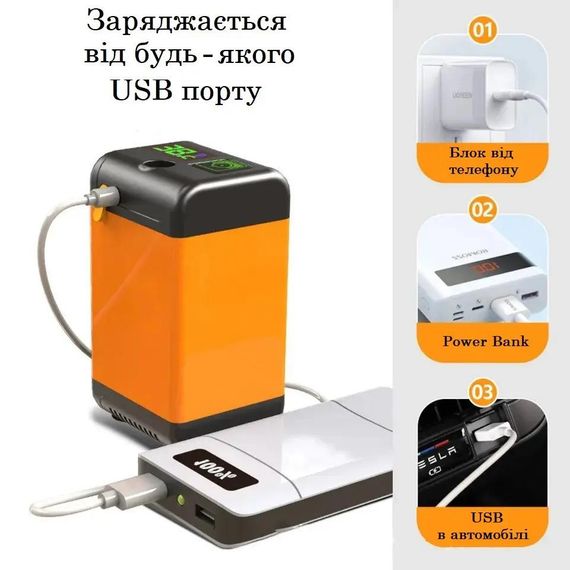 Портативний душ з цифровим дисплеєм температури XPRO MY-880 (46333-_737) | Зображення 9