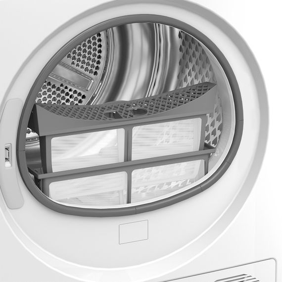 Сушильна машина Beko тепловий насос, 9кг, A++, 60см, дисплей, білий (B5T69233) | Зображення 3