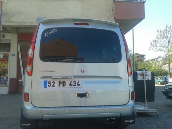 Спойлер Анатомик (под покраску) для Renault Kangoo 2008-2020 гг | Зображення 1