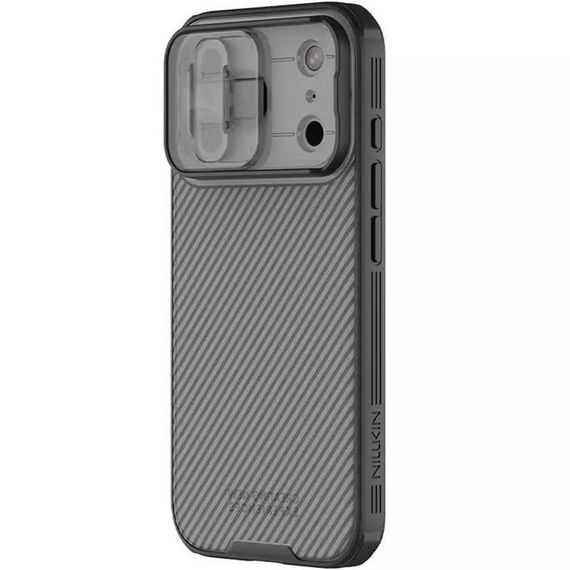 Карбонова накладка Nillkin CamShield Pro Apple iPhone 17 Pro (6.3") Transparent black | Зображення 2