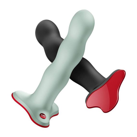 Фалоімітатор Fun Factory BOUNCER Black, кульки всередині, ефект вібрації, діаметр 3,9 см Sex Aura | Зображення 5