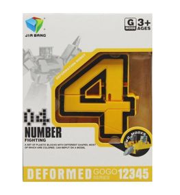 Трансформер-цифра 788-72 Y "Deformed Gogo Series", цена за 1 штуку, в коробке (6976442211196) Вид 4