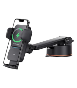 Тримач для мобільного автотримач з бездротовою зарядкою Baseus Wisdom Auto Alignment 15W