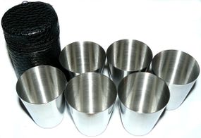 Рюмки в кожаном чехле (6шт) pm13-6