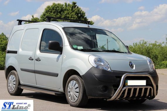 Кенгурятник WT002 (нерж.) для Renault Kangoo 2008-2020 гг | Зображення 1