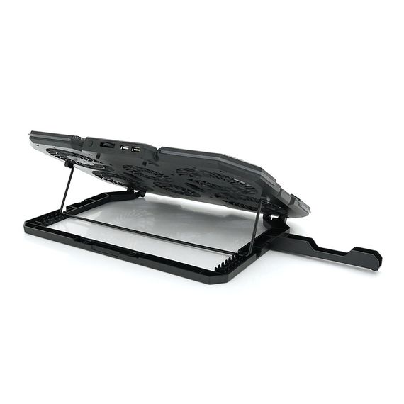 Підставка для ноутбука IceCoorel N6, 14-18", 4*95mm 1200±10% RPM + 2*70mm 2500±10 %RPM, 2xUSB2.0 + підставка для мобільного | Зображення 1