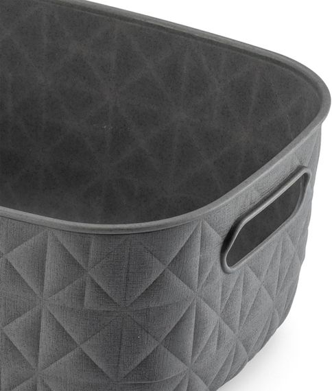 Кошик для зберігання пластиковий Curver (Курвер) Softex S 4 л (00576) Сірий | Зображення 3