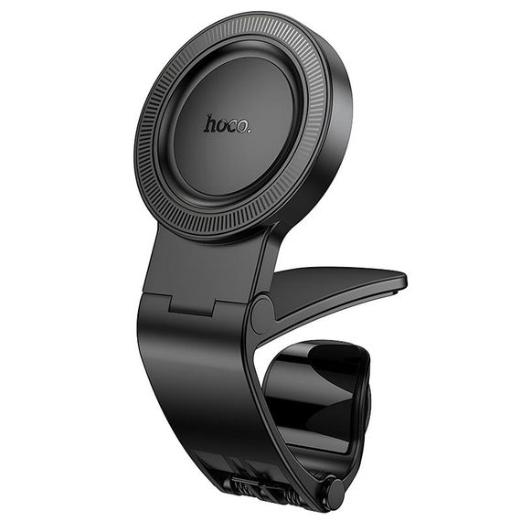 Автодержатель Hoco H60 Show ring magnetic (dashboard) Black