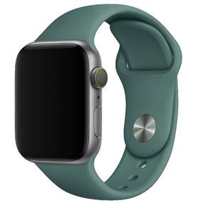 Силіконовий ремінець для Apple watch 42mm/44mm/45mm/49mm Зелений / Pine green