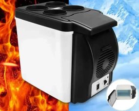 Автомобільний міні-холодильник Cooling and Warming Refrigerator 6L, Холодильник для машини