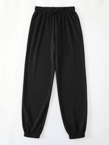 Женские теплые спортивные штаны на флисе со скелетом рук RO112 цвет черный, размер универсальный 46/48