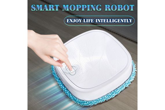 Моющий робот-пылесос INTELEGENT AUTOMATIC BRUSH MOPPER (22*22*6 см) Робот-пылесос для большого дома | Зображення 3