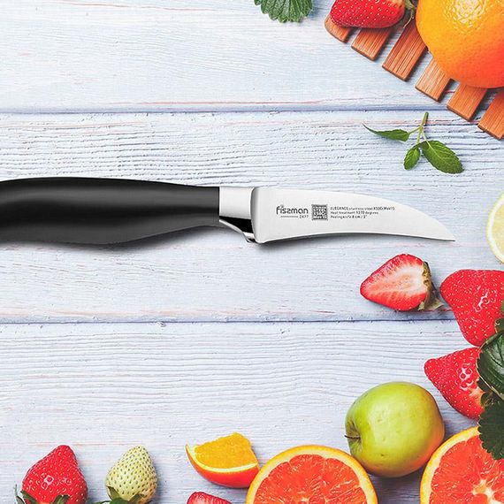 Ніж для чищення овочів Fissman Elegance 8см з високолегованої нержавіючої сталі | Зображення 6