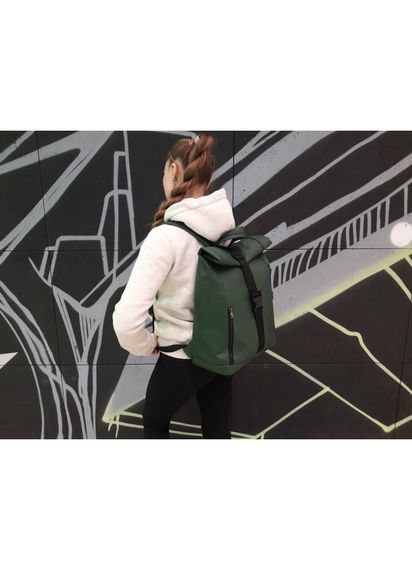 Рюкзак Sambag унісекс RollTop LZT зелений 24208007 | Зображення 5