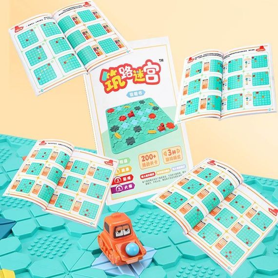 Настольная интерактивная игра Ummi BS805 Logical Road Builder Green | Зображення 3