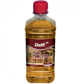 Лак для зовнішніх робіт ПФ-170 ТМ "Delfi" - 0,5л