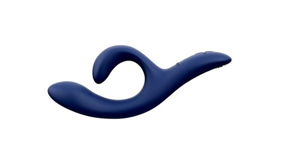 Смарт вибратор-кролик We-Vibe Nova Midnight Blue, эргономичный, регулируемый угол наклона ствола sexstyle