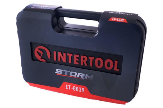 Набор инструмента Intertool - 3/8" 39 ед. Storm (ET-8039) | Зображення 4