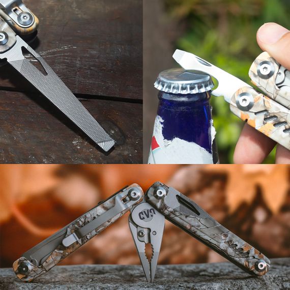 Мультитул професійний UAD ForestPro 19 інструментів Камуфляж 420/440 | Зображення 8