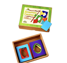 Вкладиші Дошки Сегена "фігури, кольори" (ПСД212) PSD212