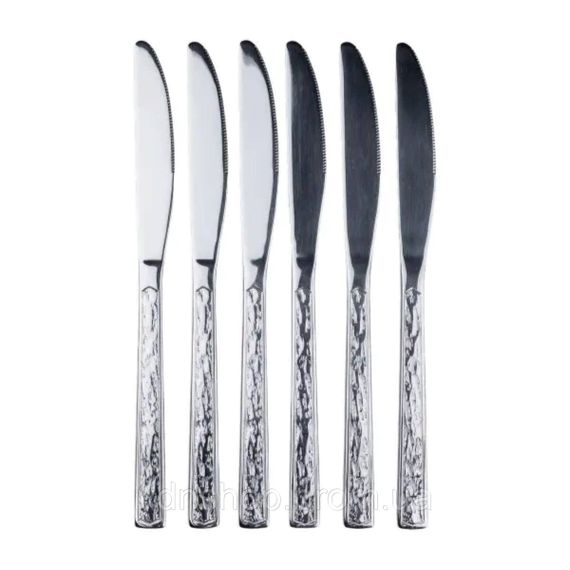 Набор столовых ножей 6 шт нержавеющая сталь гальваническое покрытие столовый набор HP96922