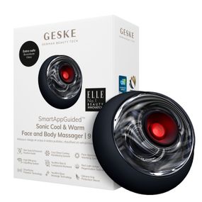 Массажер для лица и тела GESKE Sonic Cool&Warm Face and Body Massager 9в1 starlight, Черный